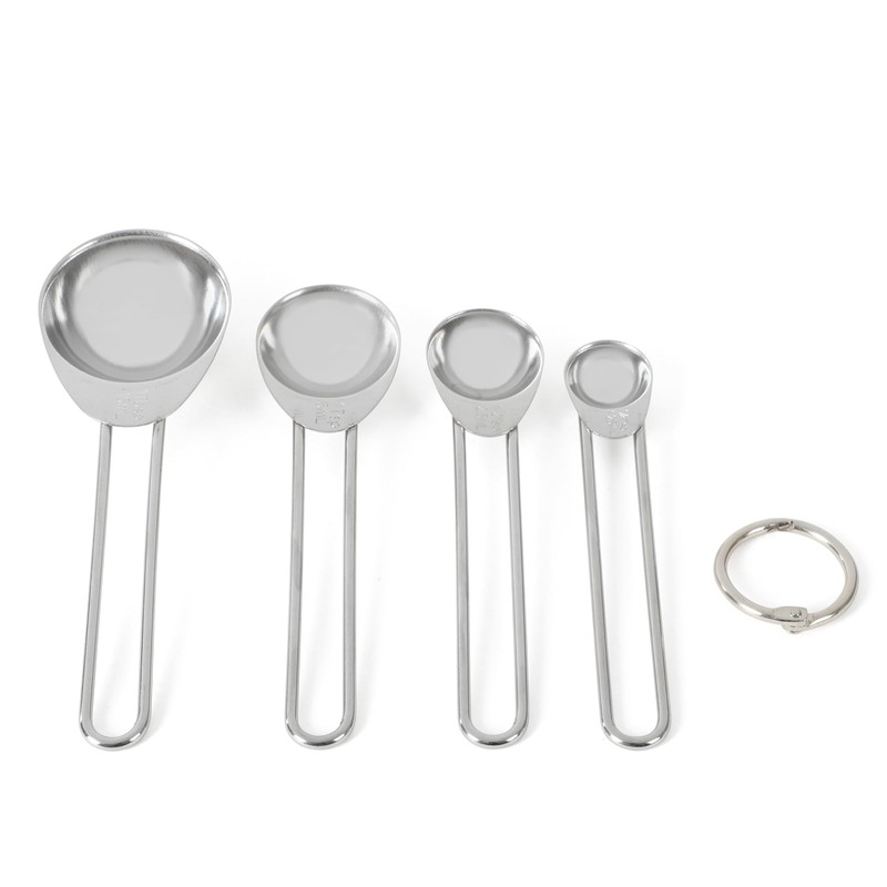 Martha Stewart Richburn 4 Piece Stainless Steel Measuring Spoons
