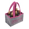 mucHome Prosecco To Go Women's Felt Handbag for 6 Bottles