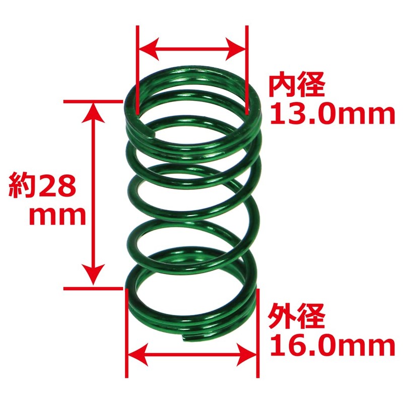 1/10不等ピッチ･スプリングセット･ツーリング用 (5種x各2本) 3740U