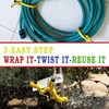 Andalus Twist Rubber Ties, 17-Inch Long, Assorted Colors, Reusable Twist
