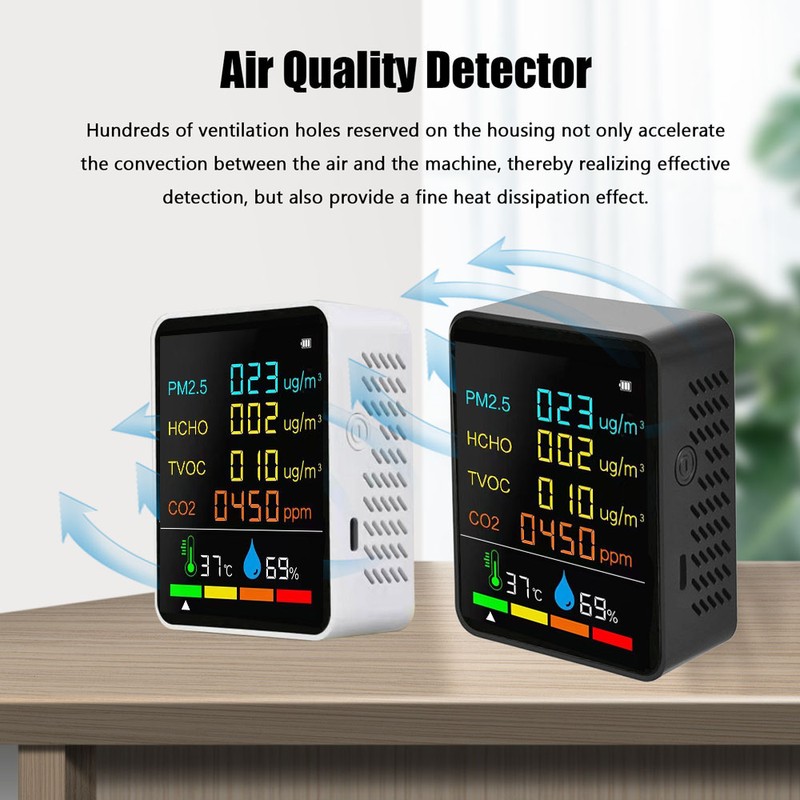 Household Air Quality Detector Multifunctional CO2 Tester with Carbon Dioxide