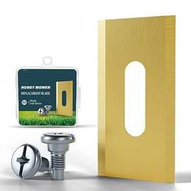 Pack of 30 Robotic Lawnmower Replacement Blades, Slotted Hole Blades Compatible with Husqvarna/Automower/Gardena, Replacement Blades for Robot Lawnmower, Universal Robot Lawn Mower Blades, Robot