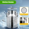 LyeXD 30L/7.93Gallon Milk Can Food Grade Stainless Steel, Milk Jug