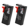 2 Pack Battery Tester, Universal Battery Checker for AA/AAA/C/D /