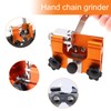 Windance Chain Sharpening Jig Kit, Aluminium Alloy Hand Cranked Electric