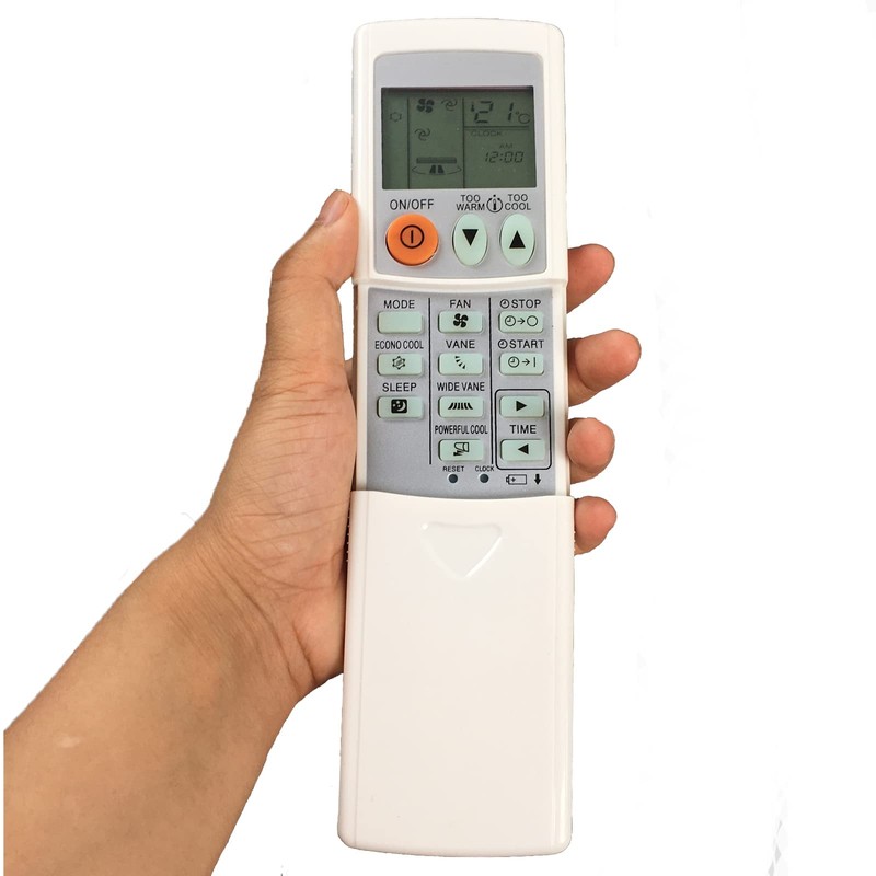 Replacement Remote Control for Mitsubishi Electric Air Conditioner MSZ-GE18NA-8 MSY-GE09NA-8