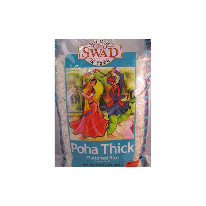 Poha THICK (Flattened Rice) - 2lb (Pack of 3)