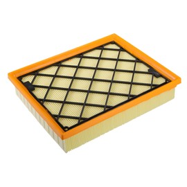 A ABSOPRO Cabin Air Filter 9.65"x7.68"x1.81" Engine Air Filter for Ford Edge L4 2.0L 2015-2021 Polyurethane Yellow