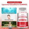 Extra Powerful 2500MG Liposomal Glutathione Gummies for skin whitening,Enhance 98%