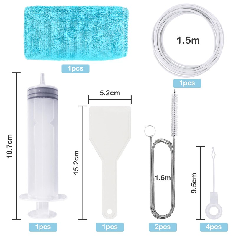 Bomtop Fridge Cleaning Set, Fridge Drain Cleaning, Fridge Brushes, Cleaning