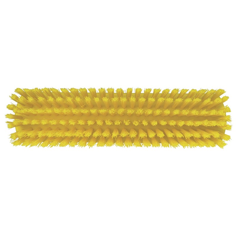 Vikan 70606 Deck Scrub, 11-3/4" Polyester Bristle, Yellow