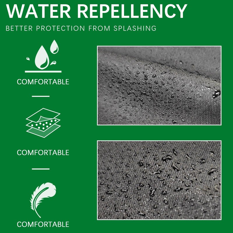 ARKBAODAN 2 PCS Bib Apron - Unisex Black Aprons 2