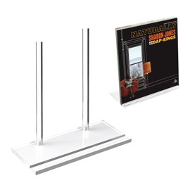 xtemtoamz Vinyl Holder Record Stand, Acrylic Record Storage, Vinyl Stand LP Stand for Vinyl Album, Photos, Books Display and Storage
