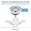 Bächlein Flexible Pipe Siphon for Kitchen Sink, Odour Trap without