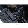 Kuryakyn Non-Pivoting Splined Adapter for H-D, Satin Black