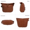 Gusti Auna Leather Shoulder Bag Brown Leather, brown