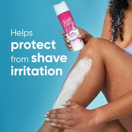 Gillette Venus Gillette Venus Satin Care Dry Skin Shave Gel for Women, 6 Count, 7oz Each, Infused with Shea Butter for a Comfortable Shave