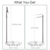 NovaViva 2Pack Stop Motion Rig Stand, Stainless Steel, Silver, Wire,