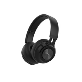 TELLUR Feel Bluetooth Kopfhörer Over Ear, BT v5.3, Bis zu 15 Stunden, USB C Kopfhörer mit Mikrofon, Kabellose Kopfhörer, Ausgezeichneter Bass, Weiches und Leichtes Design, Faltbar (Schwarz)