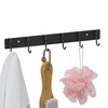 VAEHOLD Wall Hooks for Hanging, Black Coat Rack Wall Mount