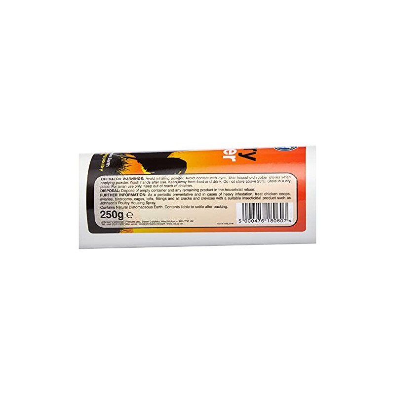 Johnsons Poultry Mite & Lice Powder,White