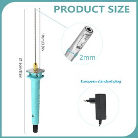 Vmxlso Polystyrene Cutter Hot Wire Cutter, AC110-240V Styrofoam Cutter, 10 cm Hot Wire Cutter, Polystyrene Cutter, Foam Cutter for Cutting Edges, Heat Cutting Engraving Pen