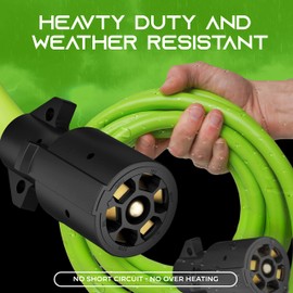 GEARit GearIT 7 Way Trailer Cord (16 Feet) 7-Pin Plug Weatherproof Heavy Duty Wiring Harness Cable for for RV Trailers and Campers - 16Ft
