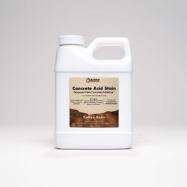 Concrete Acid Stain Interior Concrete Coffee Bean (Dark Brown to Black Color) 16oz