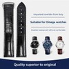 FOUUA Watch Strap for Omega Watch Straps Leather 19 mm