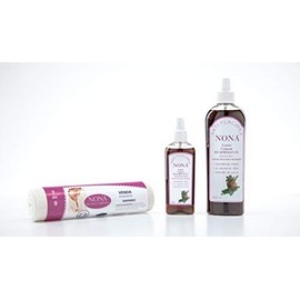 NONA Kit Post-Parto Reafirmante Abdomen, Loción de Romero 100% Natural, Elimina Flacidez Corporal en Abdomen, Cintura, Glúteos y Piernas, Reduce Talla