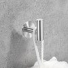 Vuzvuv Adhesive Brushed Nickel SUS304 Stainless Steel Towel Hooks –