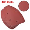 sourcing map Detail Sander Sandpaper, Triangular Sanding Paper, Hook and