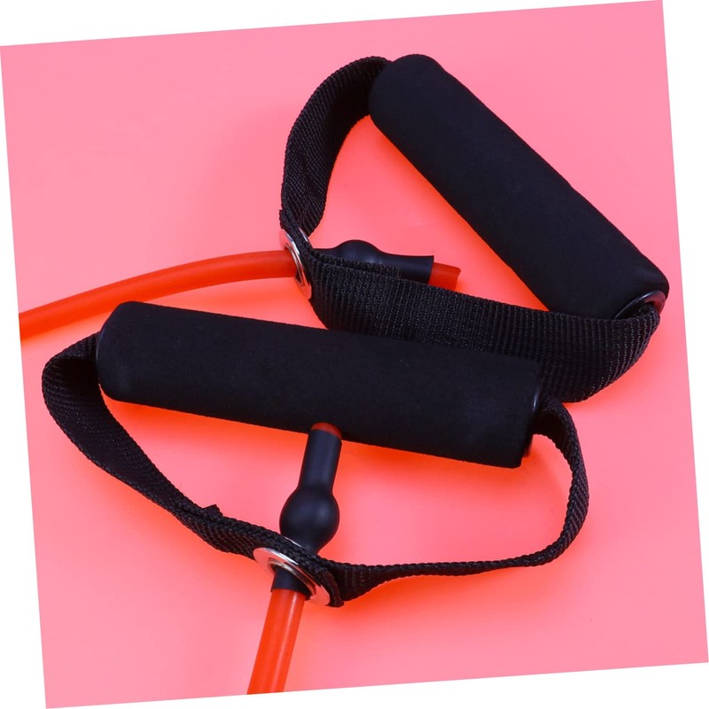 Abaodam 1Pc Elastic Yoga Resistance Bands with Handles Rope for