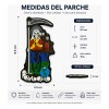 Parche Táctico Militar Insignia Moral Santa Muerte Pvc