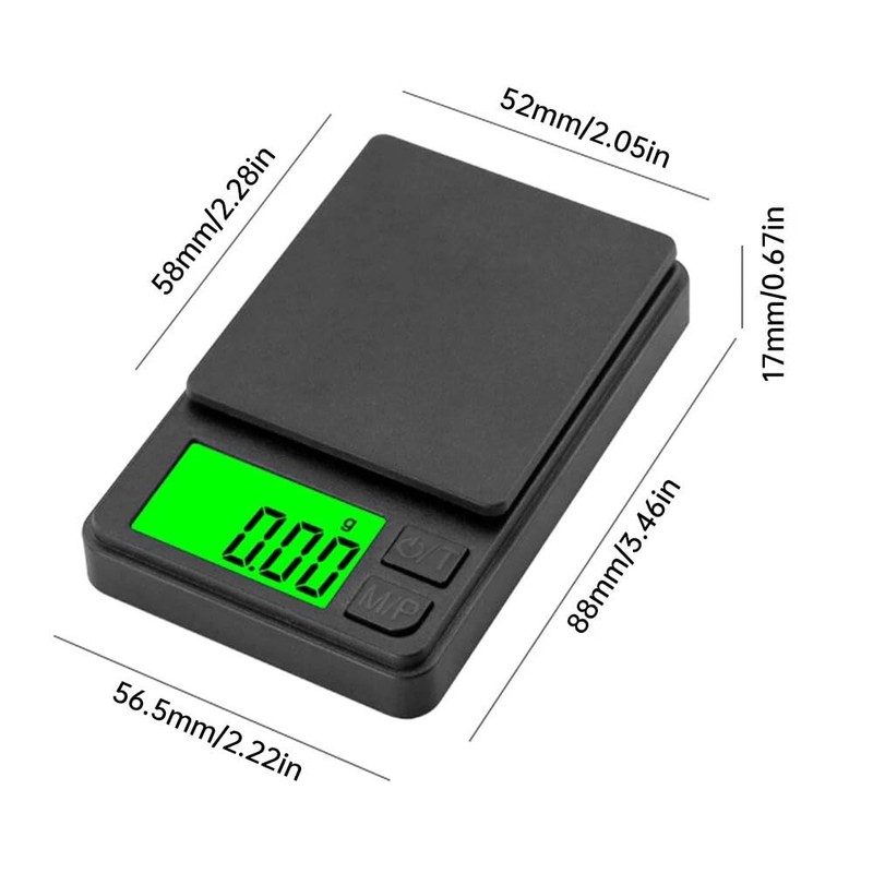 Digital Pocket Scale 1000g/0.01g – High Precision Mini Scales with