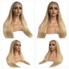 Highlight Blonde Lace Front Wigs Human Hair for White Women