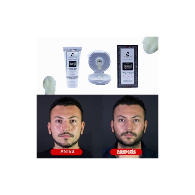 Bálsamo para el crecimiento de barba y bigote MEL BROS