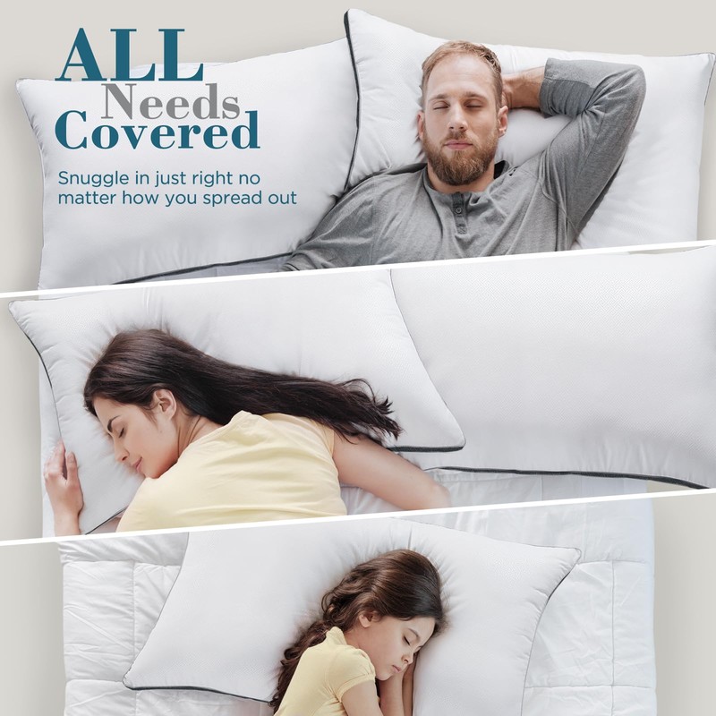 viewstar Pillows Queen Size Set of 2, Hotel Quality Cooling