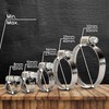 Jubilee Type Hose Clamps Pipe Tube Clips 304ss British Type
