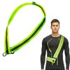 Reflective Band Reflective Strap Sash Band Adjustable for Walks Running