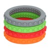 4 Pulseras para la Dentición del bebé, Juguetes de Silicona