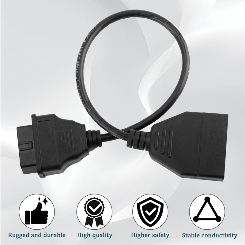 vvag OBD1 Scanner, OBD1 to OBD2 Adapter,15.75" OBD1 12-pin to