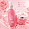 Crema Extracto Rosas. Ceramidas, Arrugas, Hidratante, 5 Pzs