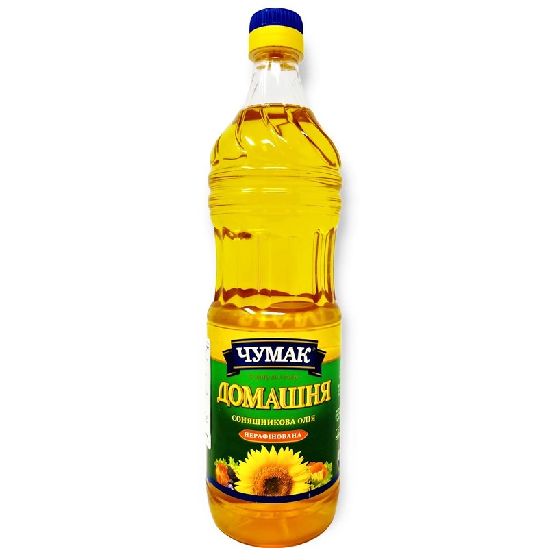 Chumak Sunflower Oil Unrefined, Naturally Expeller Pressed, Non GMO and