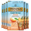 Twinings Peach Cold Brew Iced Tea Bags, 20 Count (Pack