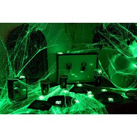 Folat 23785 Spinnennetz Glow in The Dark-100 g, Weiß