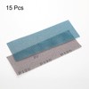 sourcing map 15pcs Mesh Sanding Sheets 120 Grits 2.8" x