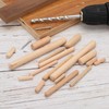 PATIKIL 1/3 Wooden Dowel Pins, 200 Pcs M8x50mm Wood Dowel