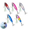 5 Stück Angelköder, Kunstköder Wobbler Hecht, Fisch Köder für Zander