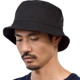 New Hattan Hat Bucket Hat for Men & Women, Black